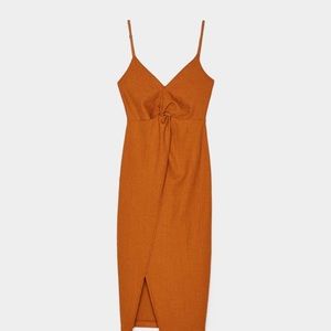 Bershka Knot Front Dress